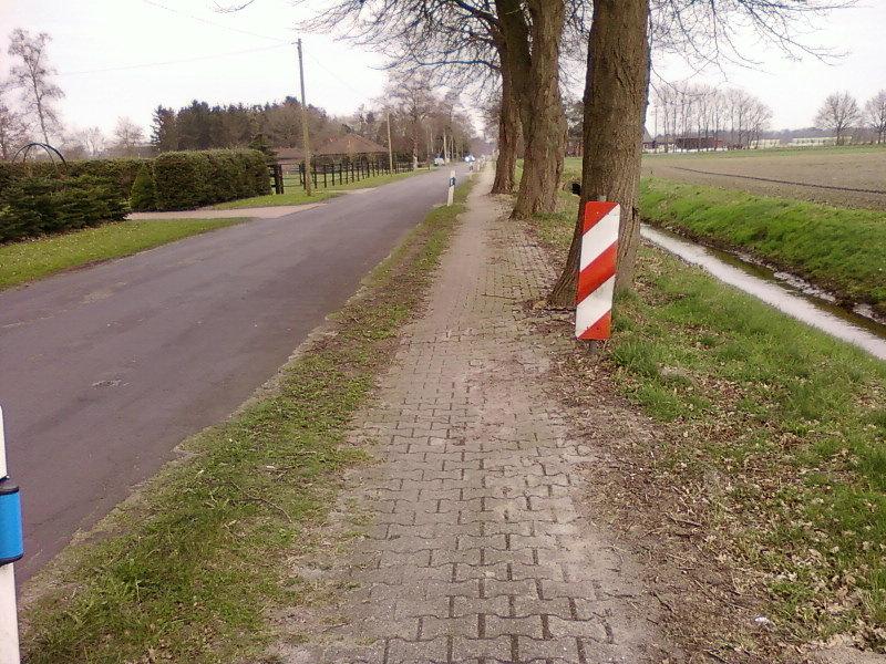 Droga w złym stanie