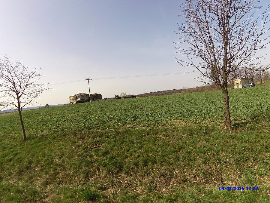 Czołgi i bunkry w Darkovicach