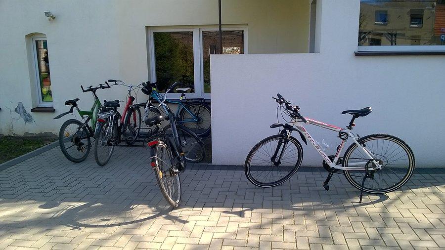 Tyle rowerów - to chyba wiosna! :)