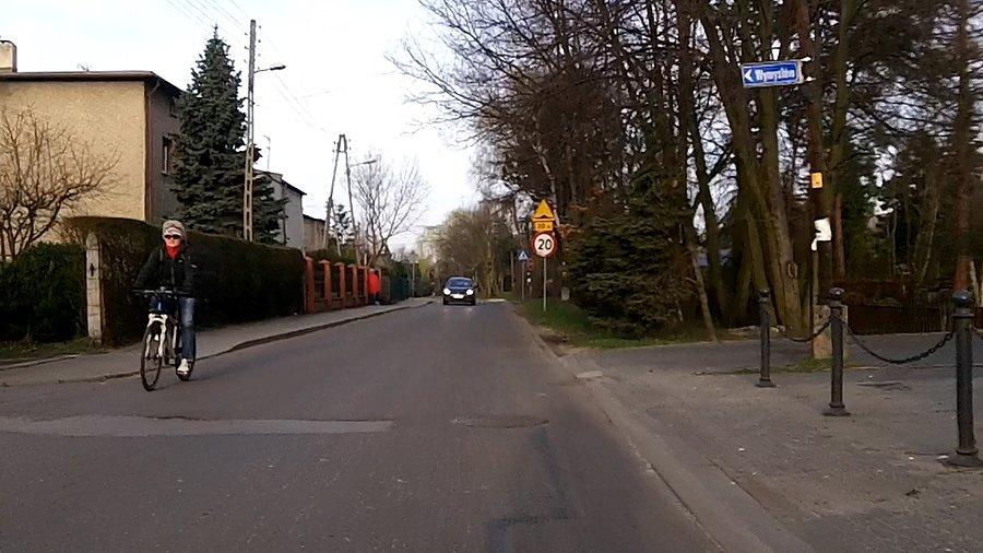 Nie tylko ja na rowerze wczesną porą :)