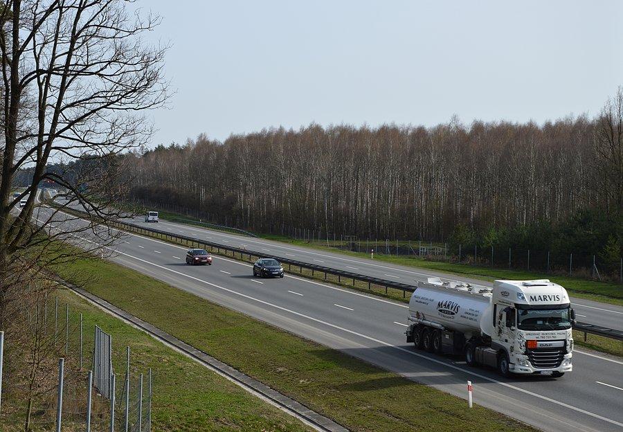 Widok na autostradę A4