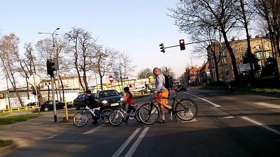 Rodzinka na przejściu