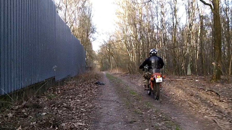 Wyprzedził mnie motor