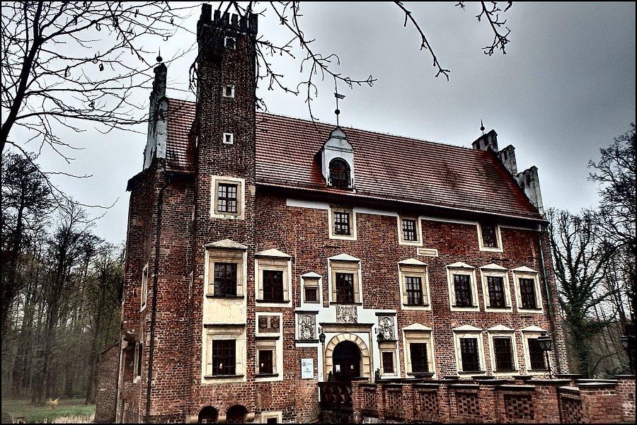 Front pałacyku w Wojnowicach