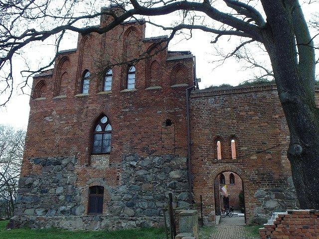 Widok zamku od strony południowo wschodniej