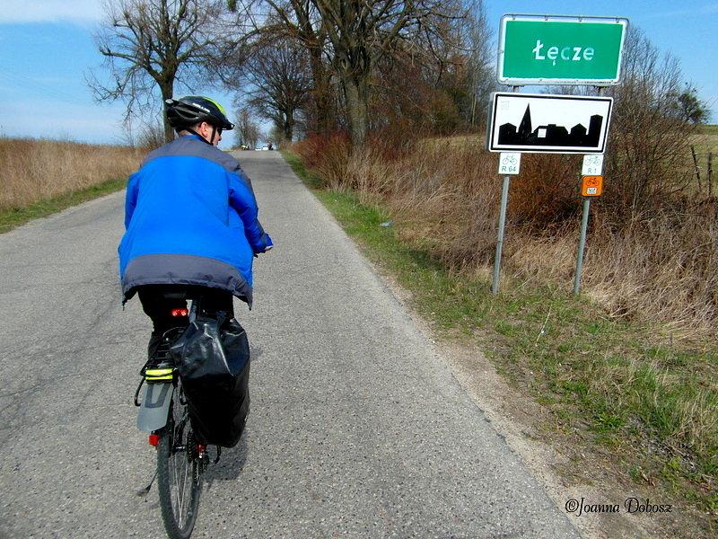 Na szlaku Green Velo- Elbląg - Frombork - miejscowość Łęcze