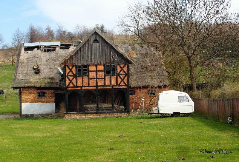 Na szlaku Green Velo- Elbląg - Frombork - miejscowość Łęcze
