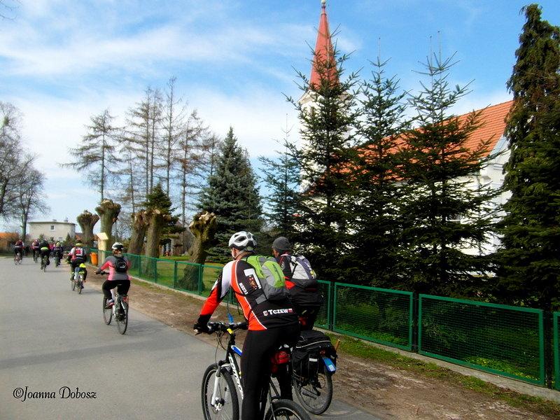 Na szlaku Green Velo- Elbląg - Frombork - miejscowość Łęcze