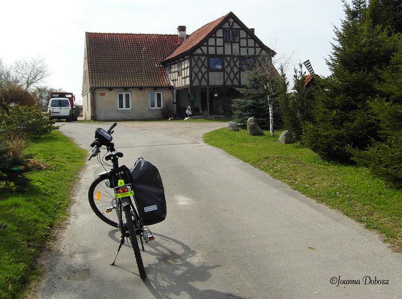Na szlaku Green Velo- Elbląg - Frombork - miejscowość Łęcze