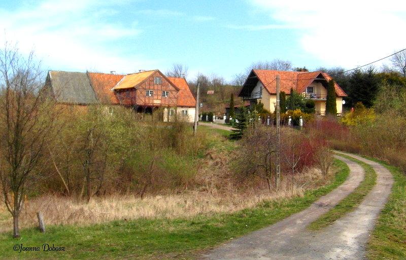 Na szlaku Green Velo- Elbląg - Frombork - miejscowość Łęcze