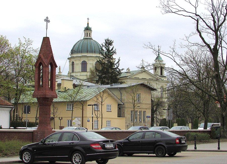 Wilanów ze stacji kolejki wilanowskiej
