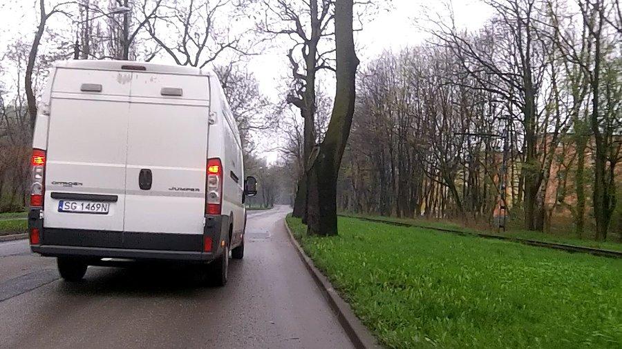 Minął mnie na gazetę