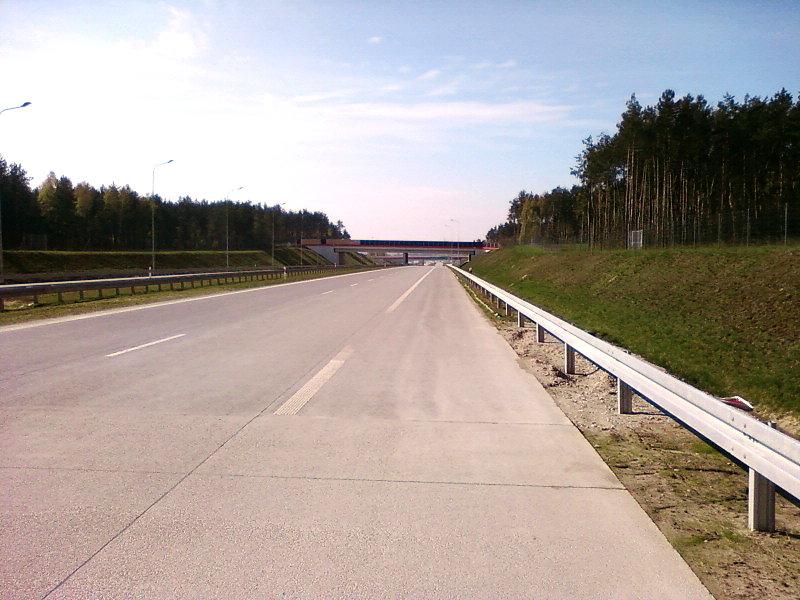 A1 koło węzła Łódź - Południe