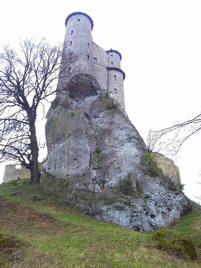 Zamek w Bobolicach z innej niż zazwyczaj perspektywy