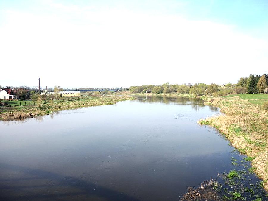 Warta - widok z kładki