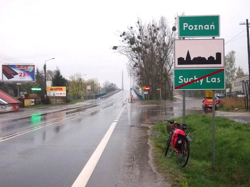 Poznań wita mnie deszczem