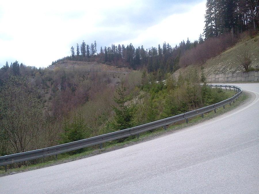 Kolejny podjazd na ok 1090 m