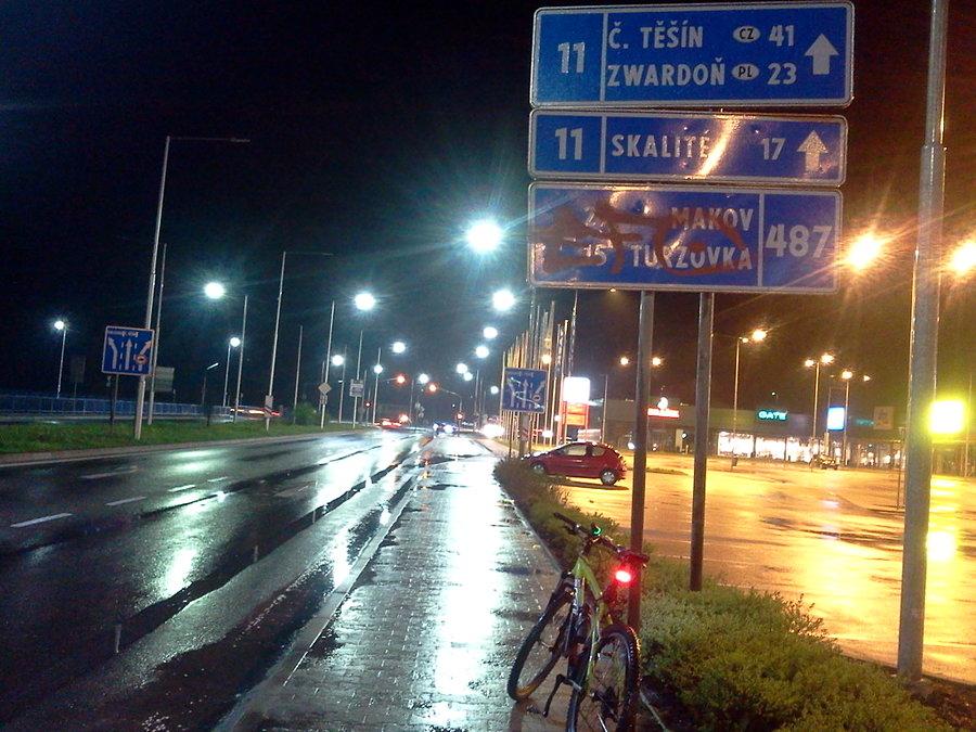 Czadca po deszczu