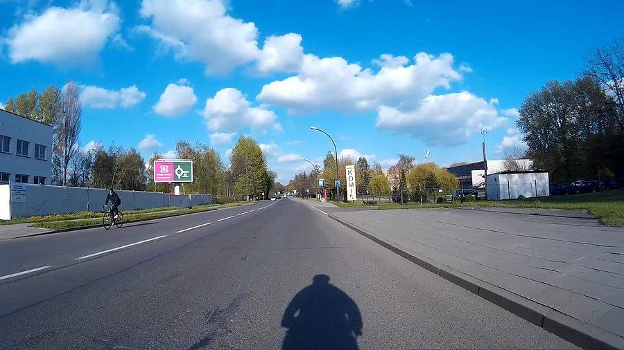 Jakiś rowerzysta