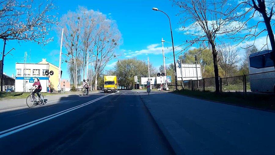 Jest trochę rowerzystów