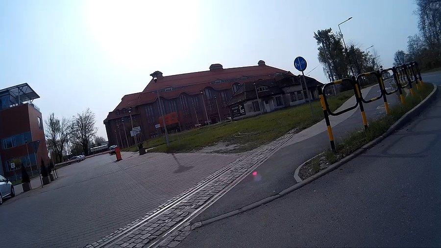 Przy starej stacji kolejki wąskotorowej