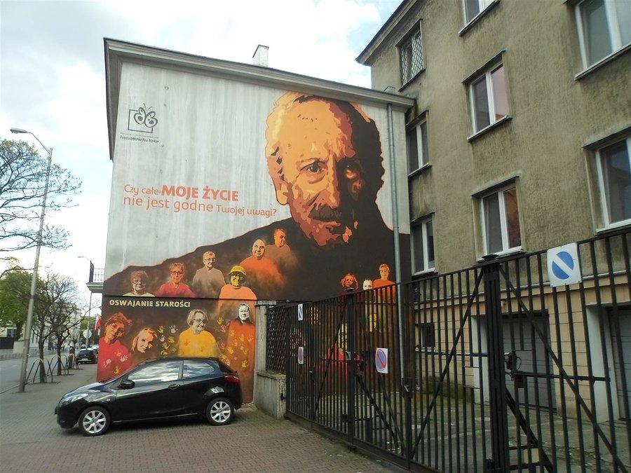Mural na Pięknej