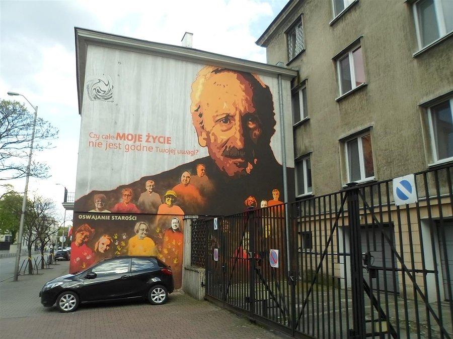 Mural na Pięknej