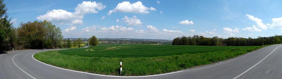 Panorama na podjeździe