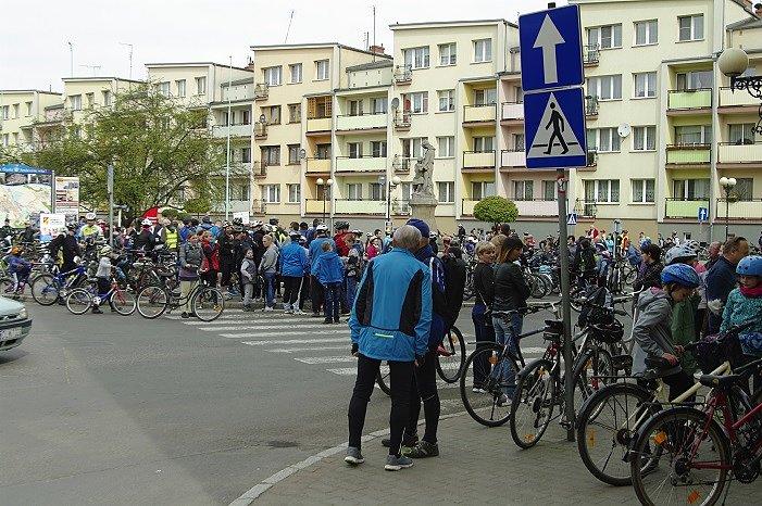 Zbiórka rowerzytów z okręgu Lwówka Ślaskiego