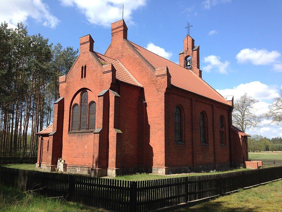 Średnica - dawna kaplica protestancka z 1896 r. - obecnie kościół Chrystusa Króla