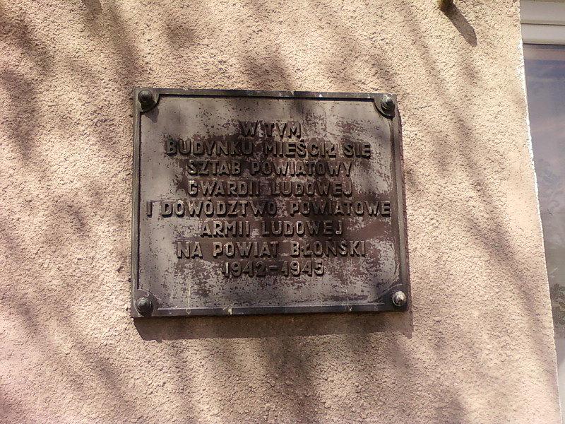 Wiskitki - tablica pamiątkowa