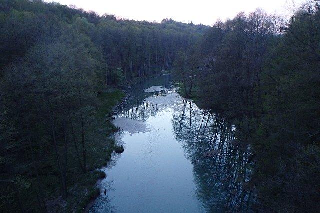 Brda widziana z mostu kolejki wąskotorowej