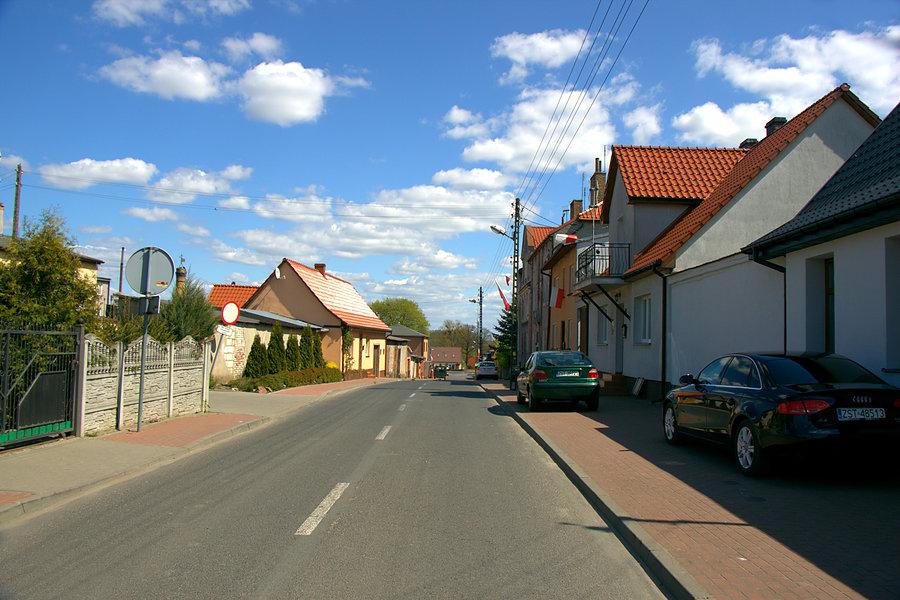 Ulica Hlonda w Suchaniu