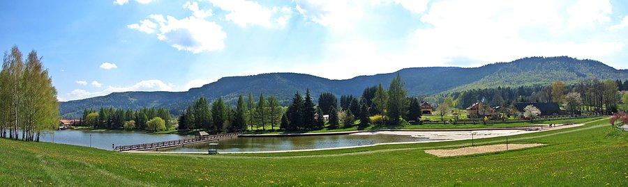 Panorama - widok na zalew w Radkowie
