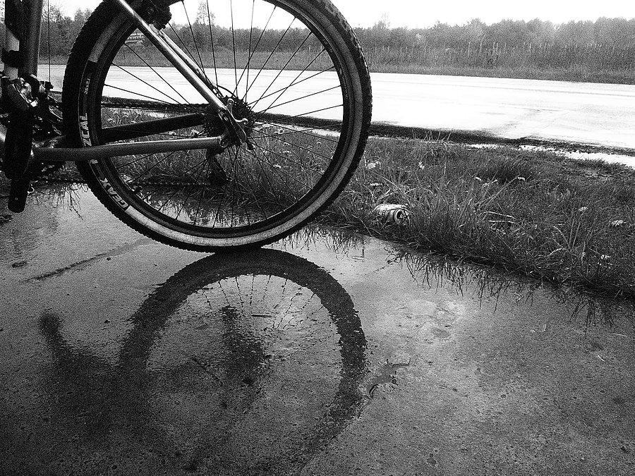 Grzmiało, grzmiało i w końcu lunęło... i tak przez prawie 60km