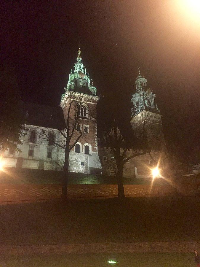 Wawel wieczorowa porą
