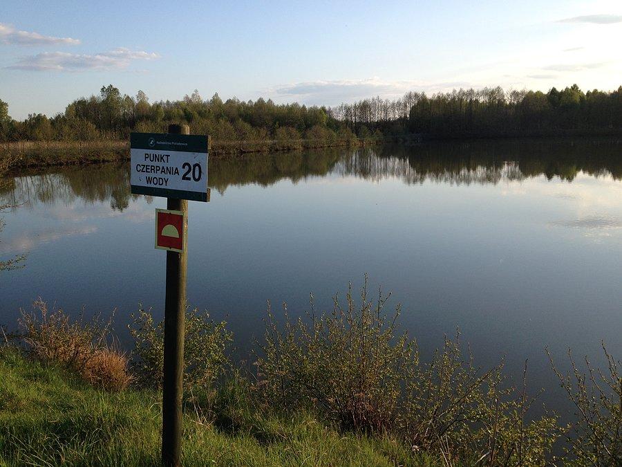 W Puszczy Noteckiej - punkt czerpania wody przed Potrzebowicami