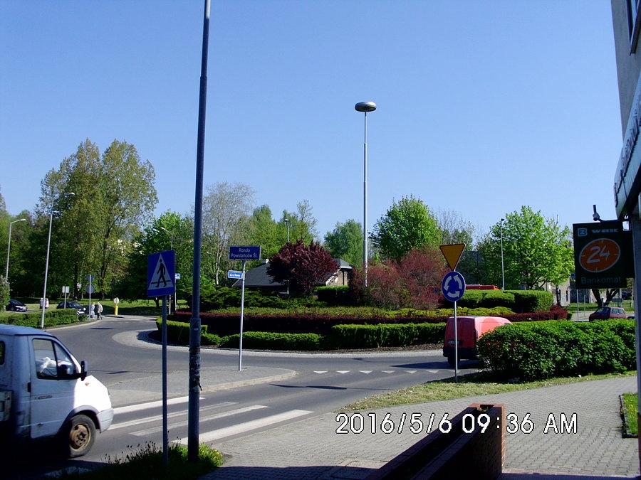 Rondo Powstańców Śląskich w Wirku