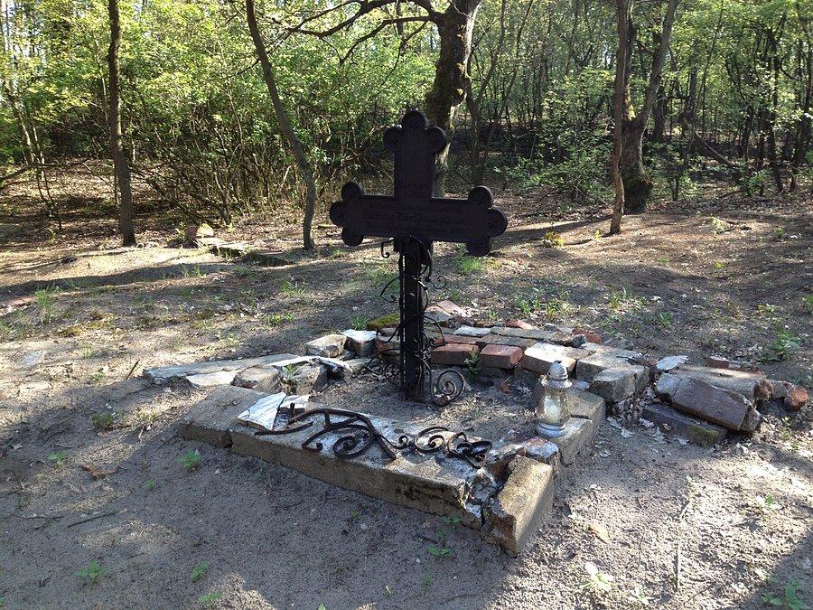 Stary cmentarz ewangelicki w miejscowości Podlesie