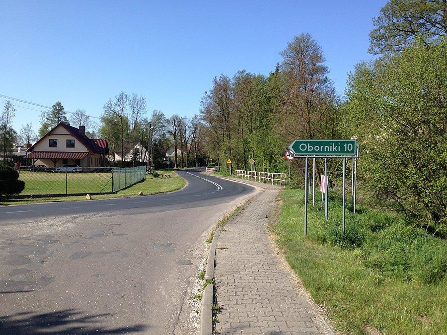 W Kiszewie - kierunek Oborniki i dalej do Bąblina