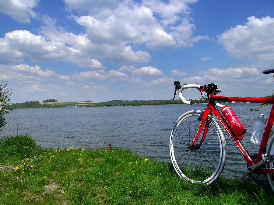 Hlučín, chwila nad jeziorem i podjazd do Děhylova