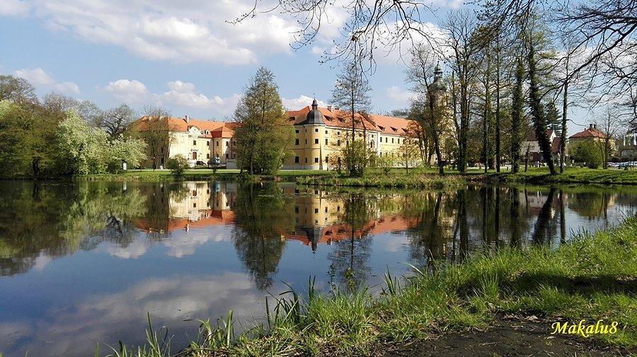 Staw i klasztor w Rudach