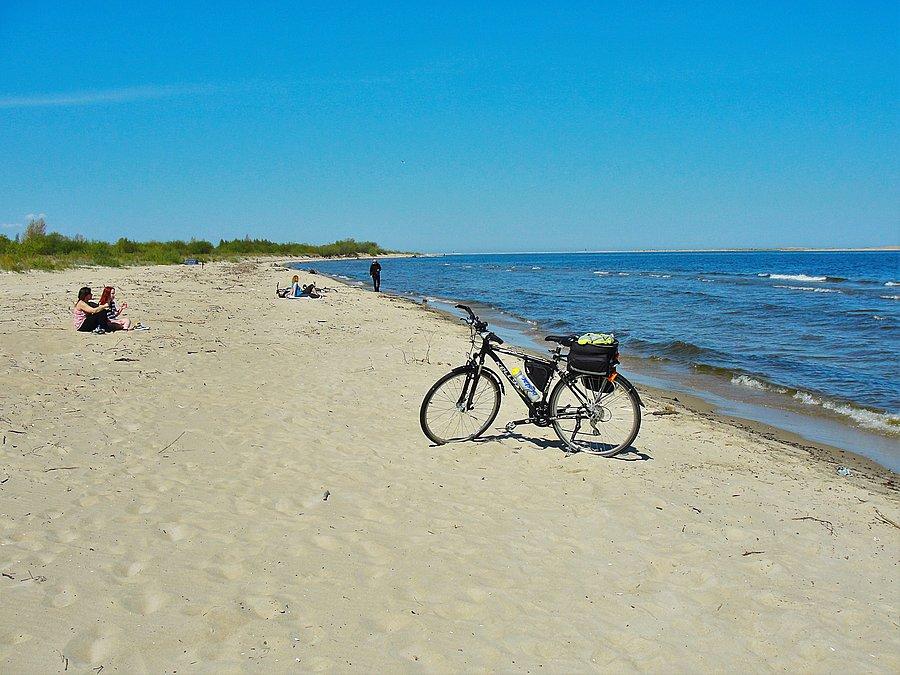 Wycieczka nad morze. Mikoszewo- plaża