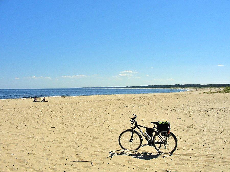 Wycieczka nad morze. Mikoszewo- plaża