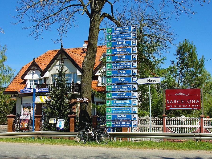 Wycieczka nad morze. Mikoszewo - na trasie