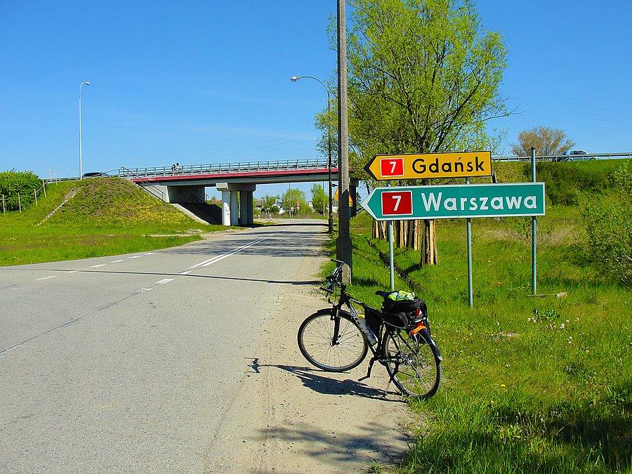 Wycieczka nad morze. Mikoszewo - na trasie