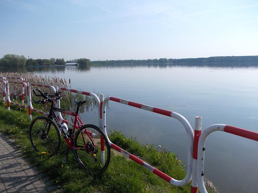 Poranek nad Zalewem Zemborzyckim