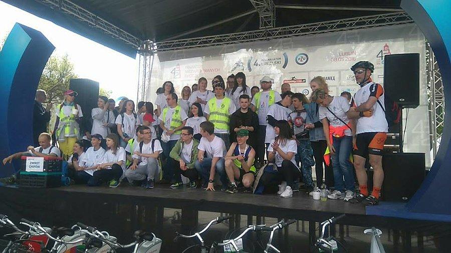 Wolontariusze 4. Maratonu Lubelskiego