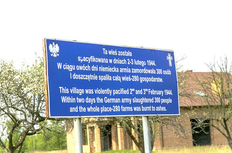 Borów - spalona wieś