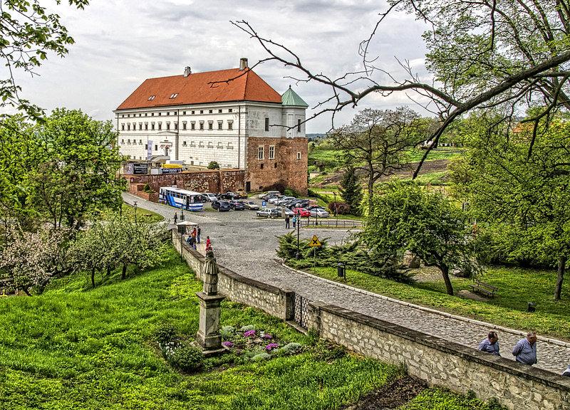 Widok na zamek spod katedry